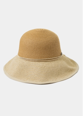 Brown & Beige Handmade Hat  