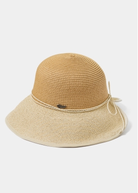 Brown & Beige Handmade Hat  
