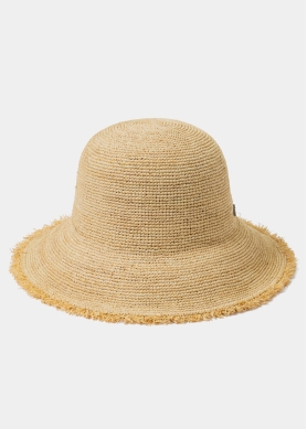 Natural Raffia Bucket Style Hat