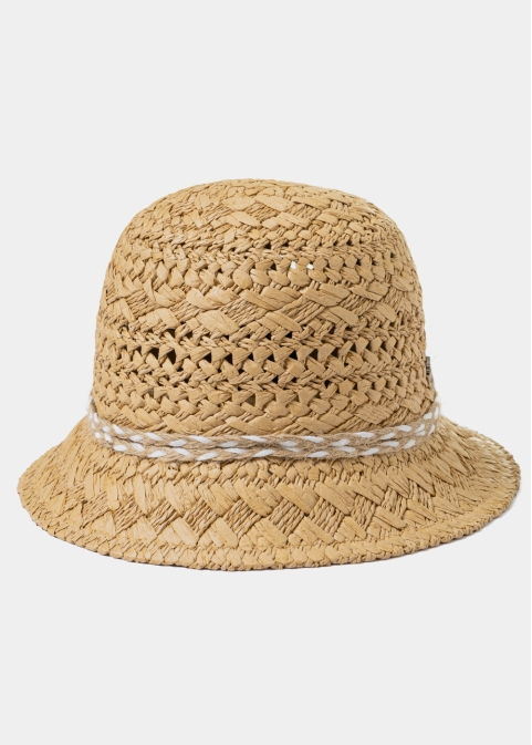 Brown Handmade Braided Hat