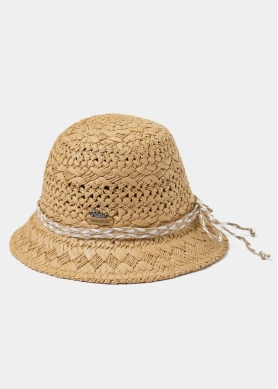 Brown Handmade Braided Hat