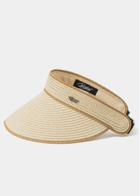 Beige Headband w/ Brown Outline