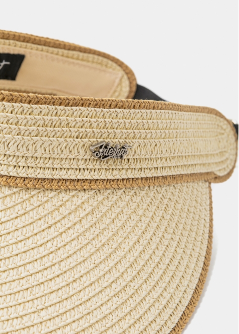 Beige Headband w/ Brown Outline