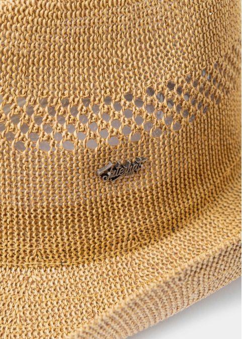 Brown Knitted Cowboy Hat