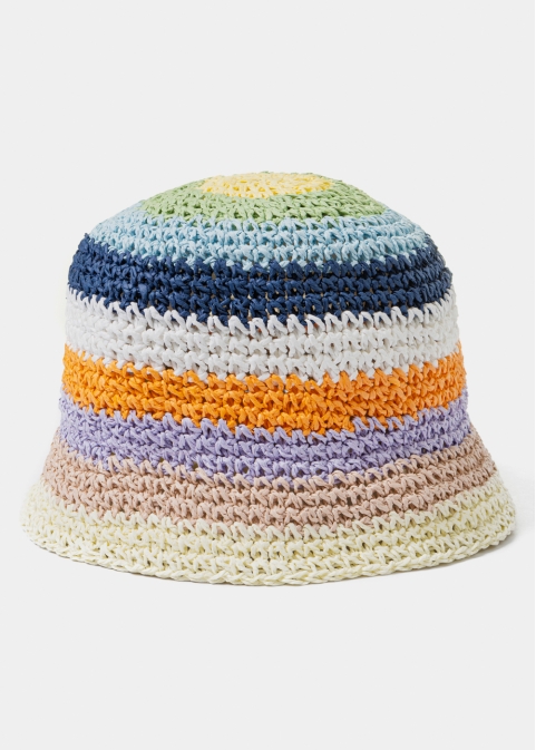 Colorful Κnitted Bucket Style Hat