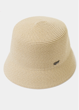 Beige Bucket Style Hat