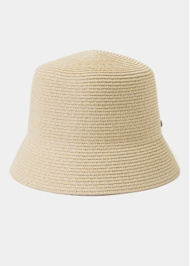 Beige Bucket Style Hat