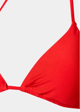 Cuba Bikini Top - Burgundy Dacron