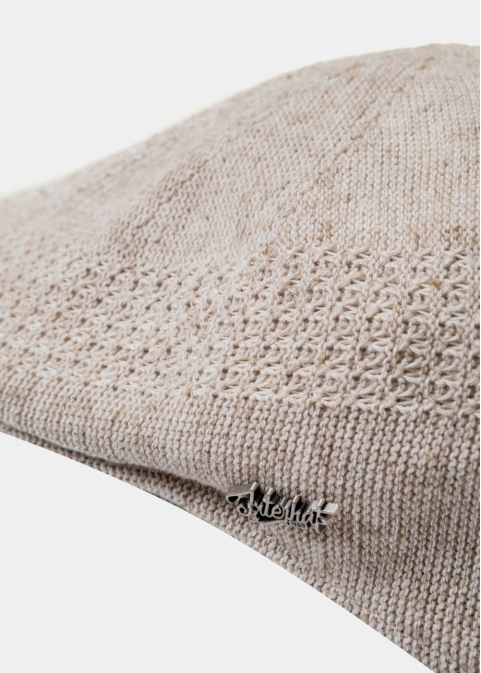 Beige Bamboo Men's Cap