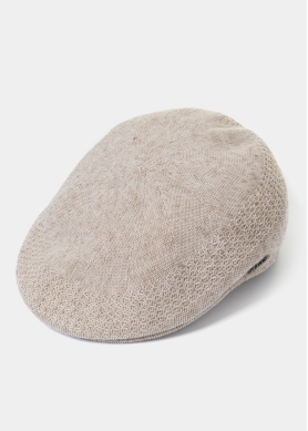 Beige Bamboo Men's Cap