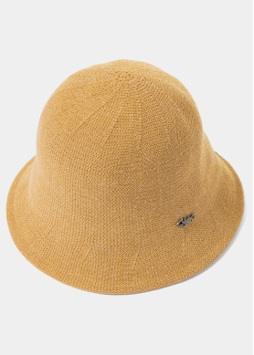 Brown Knitted Bucket Style Hat 2