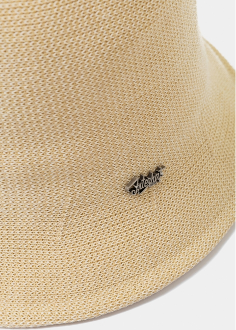 Beige Knitted Bucket Style Hat 2