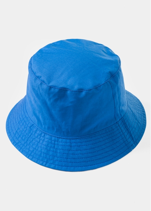 Double-Faced Bucket Hat Eyes Pattern & Blue