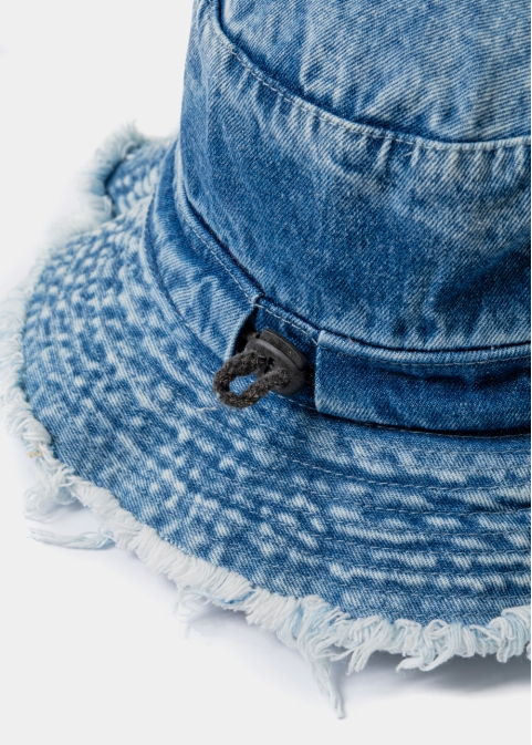 Blue Washed Jean Bucket Hat 