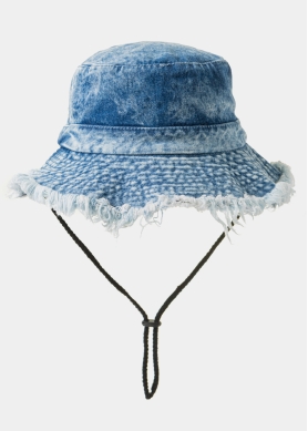 Blue Washed Jean Bucket Hat 
