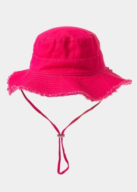 Fuchsia Cotton Bucket Hat