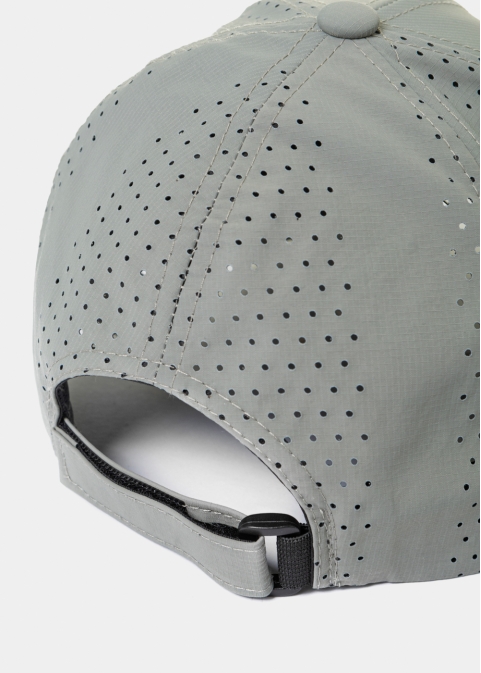 Grey Breathable Technical Cap