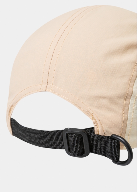 Tricolor Camper Cap in Ecru, Khaki & Beige