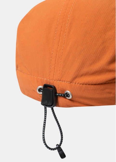 Orange Camper Cap w/ Side Pocket