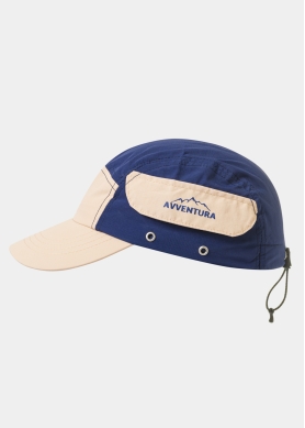 Navy Blue Camper Cap w/ Side Pocket