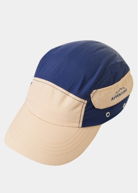 Navy Blue Camper Cap w/ Side Pocket