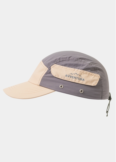 Grey Camper Cap w/ Side Pocket