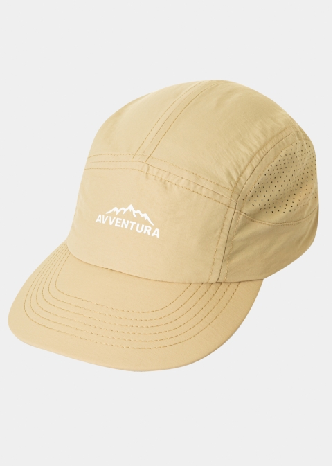 Beige Soft Camper Cap