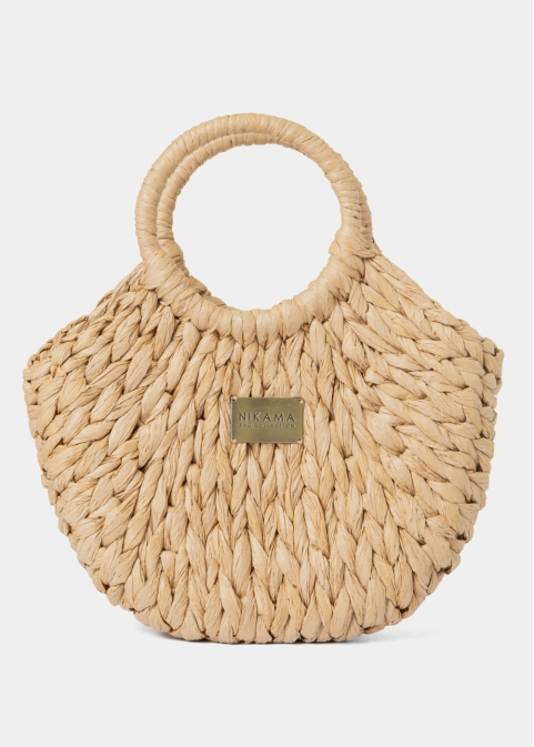 Brown Mini Knitted Bag