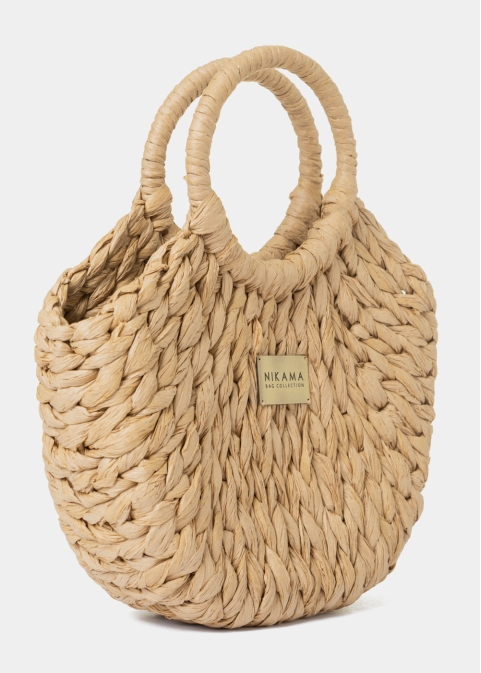 Brown Mini Knitted Bag