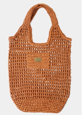 Cinnamon Knitted Tote Bag