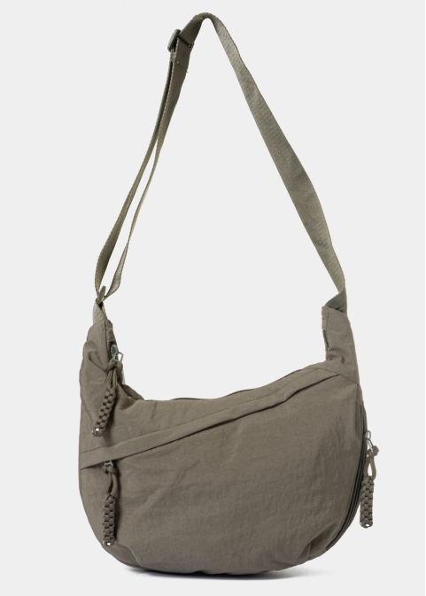 Khaki Muti-Pocket Crossbody Technical Bag 