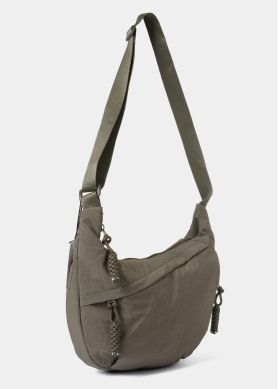 Khaki Muti-Pocket Crossbody Technical Bag 