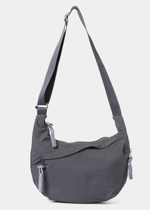 Grey Muti-Pocket Crossbody Technical Bag 