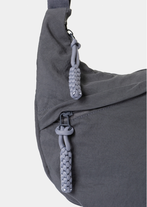 Grey Muti-Pocket Crossbody Technical Bag 