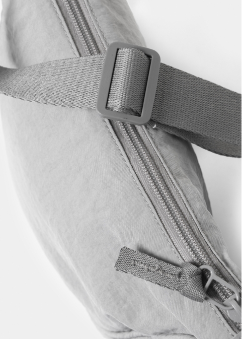Grey Crossbody Technical Bag 