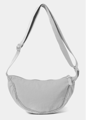 Light Grey Crossbody Technical Bag 