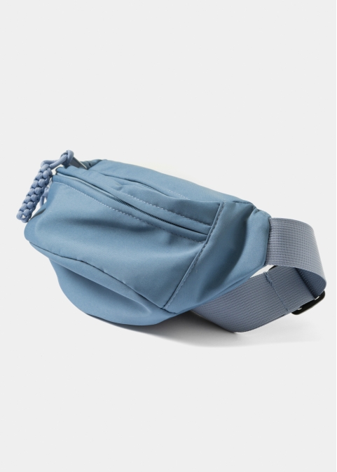 Blue Multi-Pocket Belt Bag 