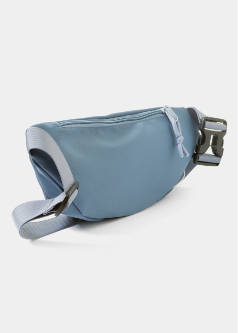 Blue Multi-Pocket Belt Bag 