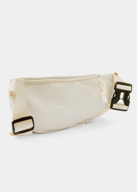 Ecru Multi-Pocket Belt Bag 