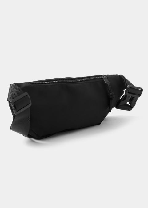 Black Multi-Pocket Belt Bag 