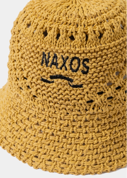 Brown "Naxos" Knitted Bucket Hat 