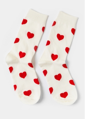 Unisex Socks w/ Hearts