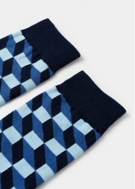 Unisex Socks w/ Illusion Pattern