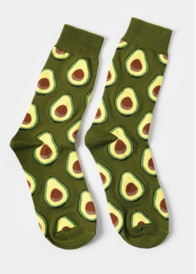 Unisex Socks w/ Avocados 