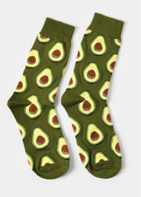 Unisex Socks w/ Avocados 