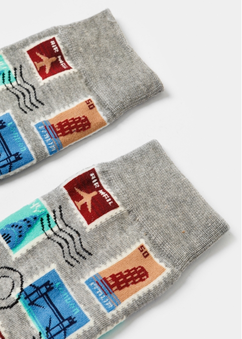 Unisex Socks w/ Postage Stamps 