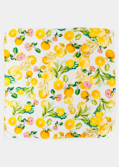 Citrus Satin Scarf