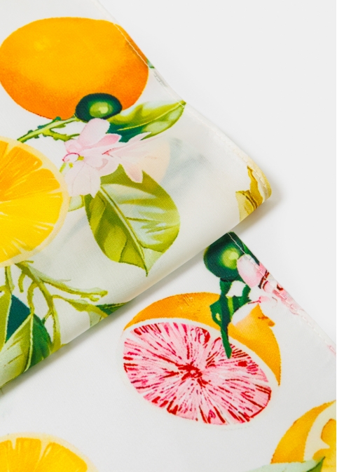 Citrus Satin Scarf