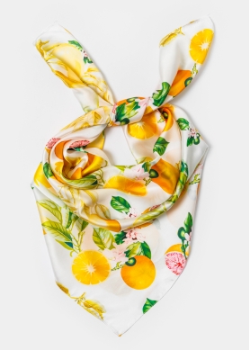 Citrus Satin Scarf