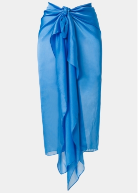 Blue See - Through Pareo